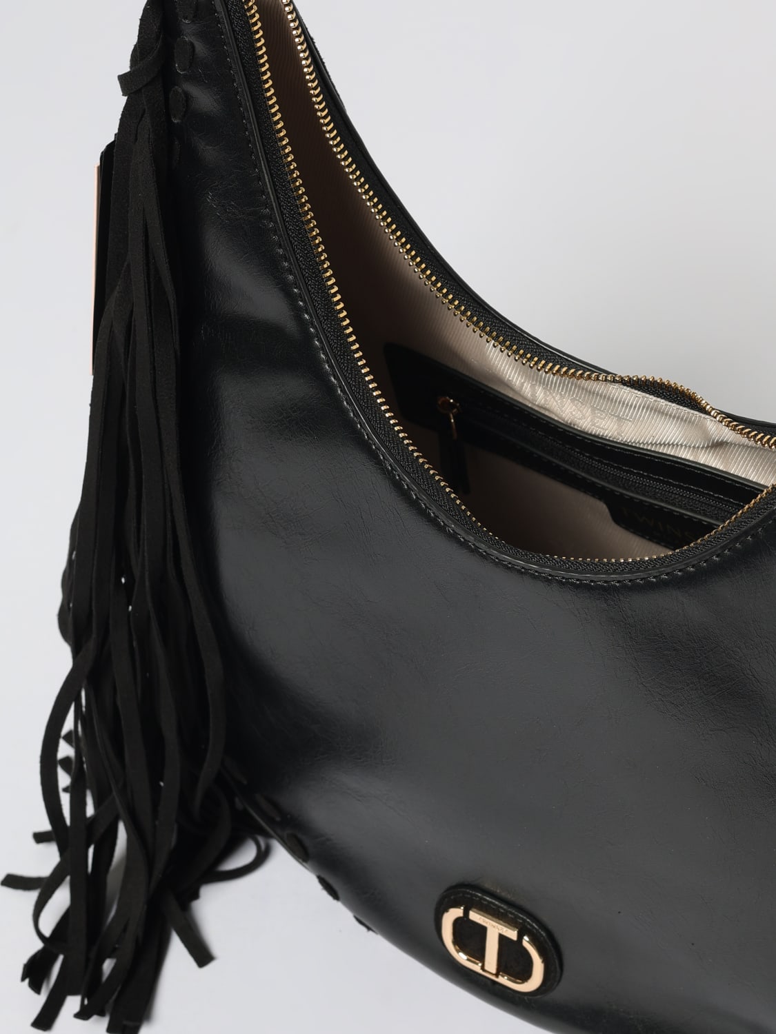 TWINSET SCHULTERTASCHE: Schultertasche damen Twinset, Schwarz - Img 3