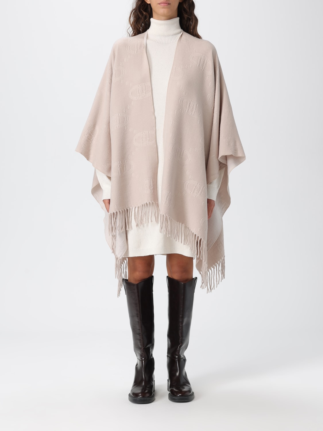 LIU JO COAT: Sweater woman Liu Jo, Beige - Img 1