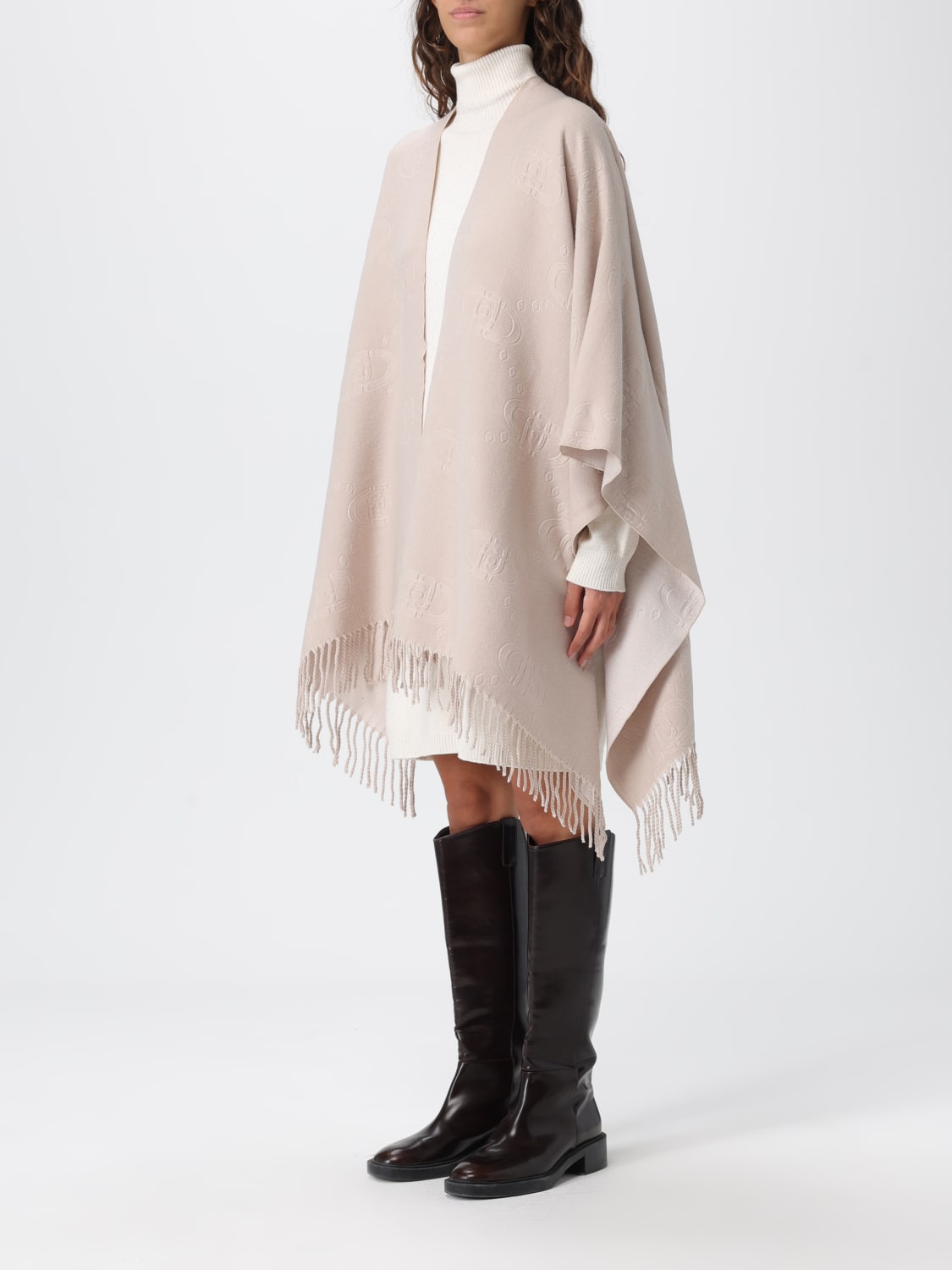 LIU JO COAT: Sweater woman Liu Jo, Beige - Img 3