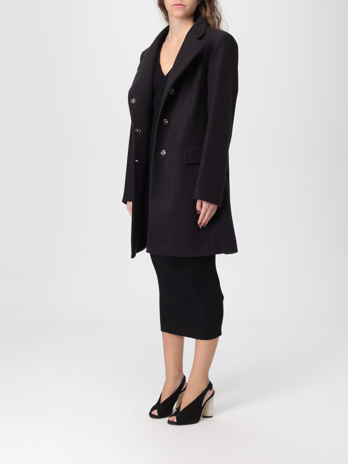 LIU JO MANTEL: Mantel damen Liu Jo, Schwarz - Img 3