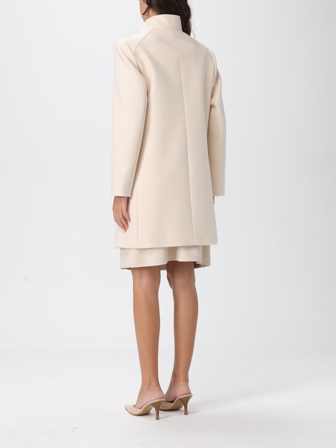 LIU JO COAT: Coat woman Liu Jo, Yellow Cream - Img 2