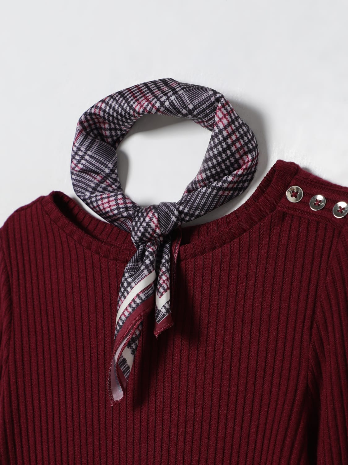 LIU JO VESTIDO: Vestido niños Liu Jo, Granate - Img 3