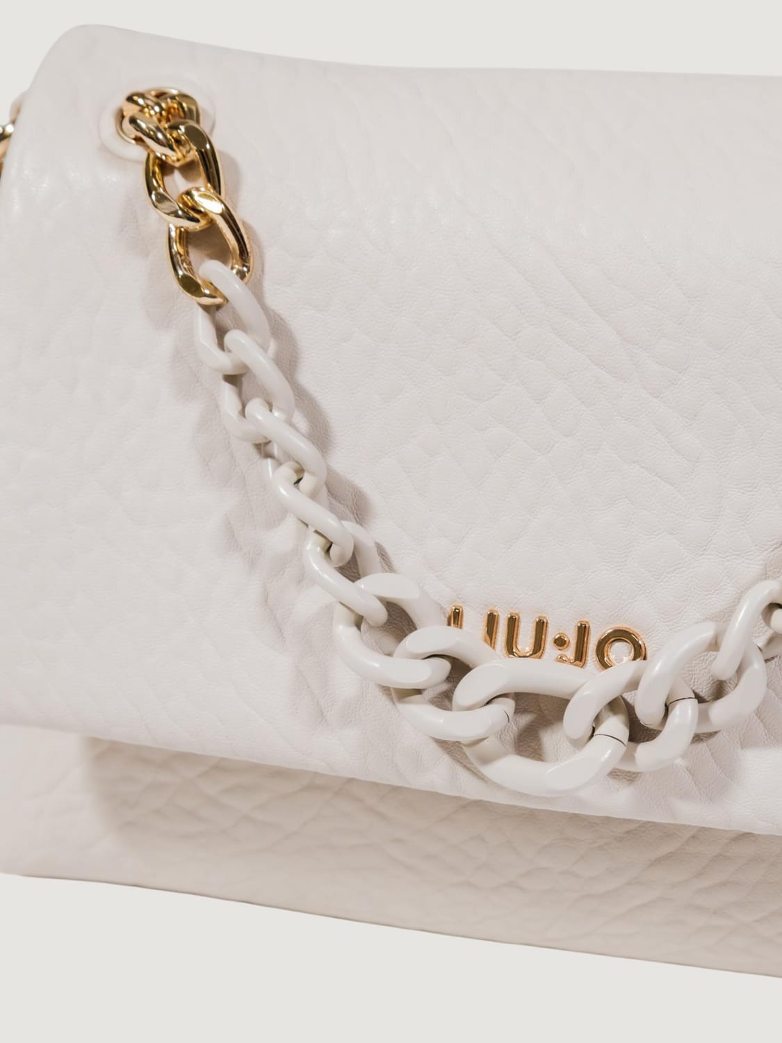 LIU JO SHOULDER BAG: Shoulder bag woman Liu Jo, White - Img 3