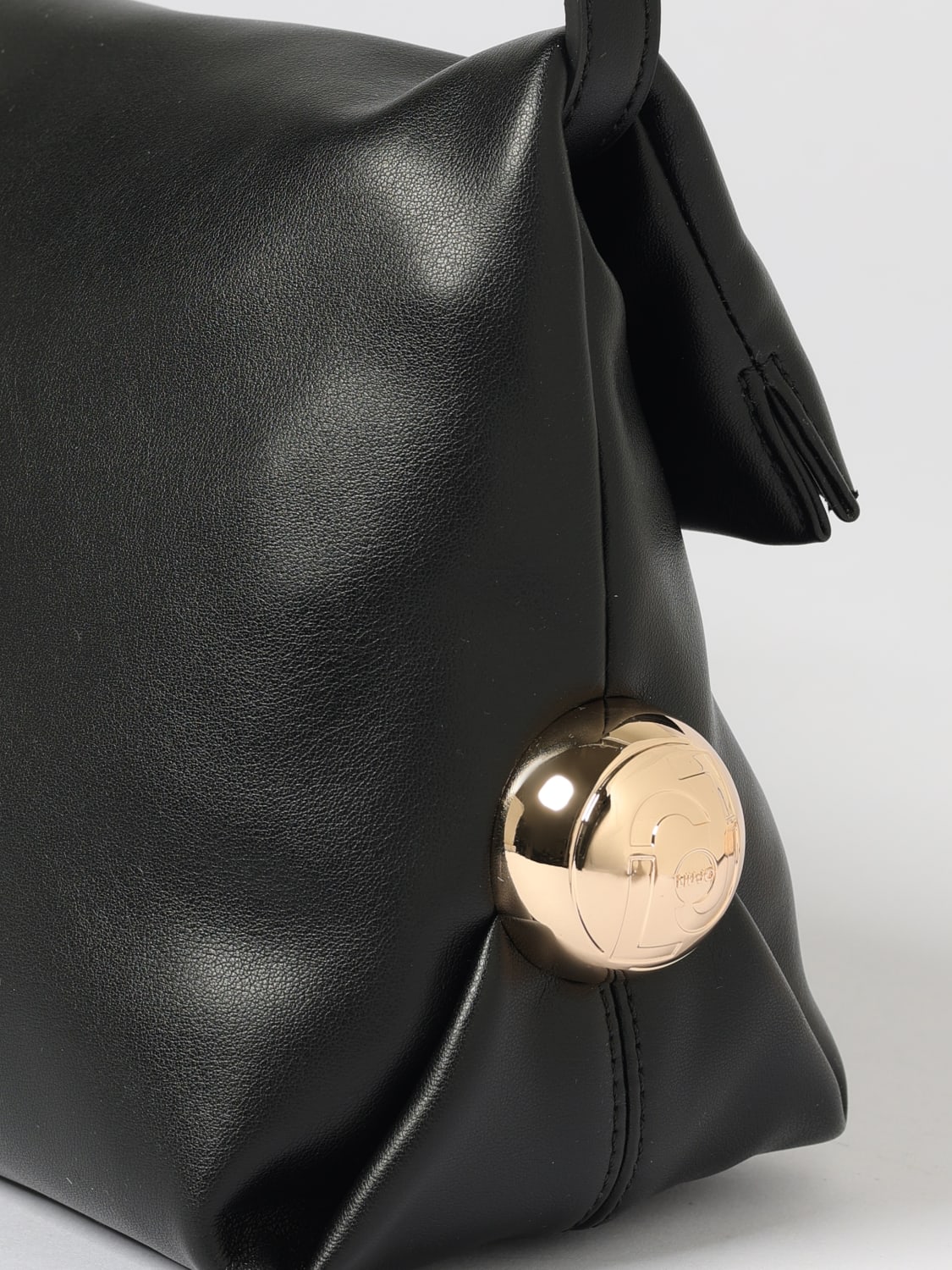 LIU JO CLUTCH: Borsa a spalla in eco pelle Liu Jo, Nero - Img 3