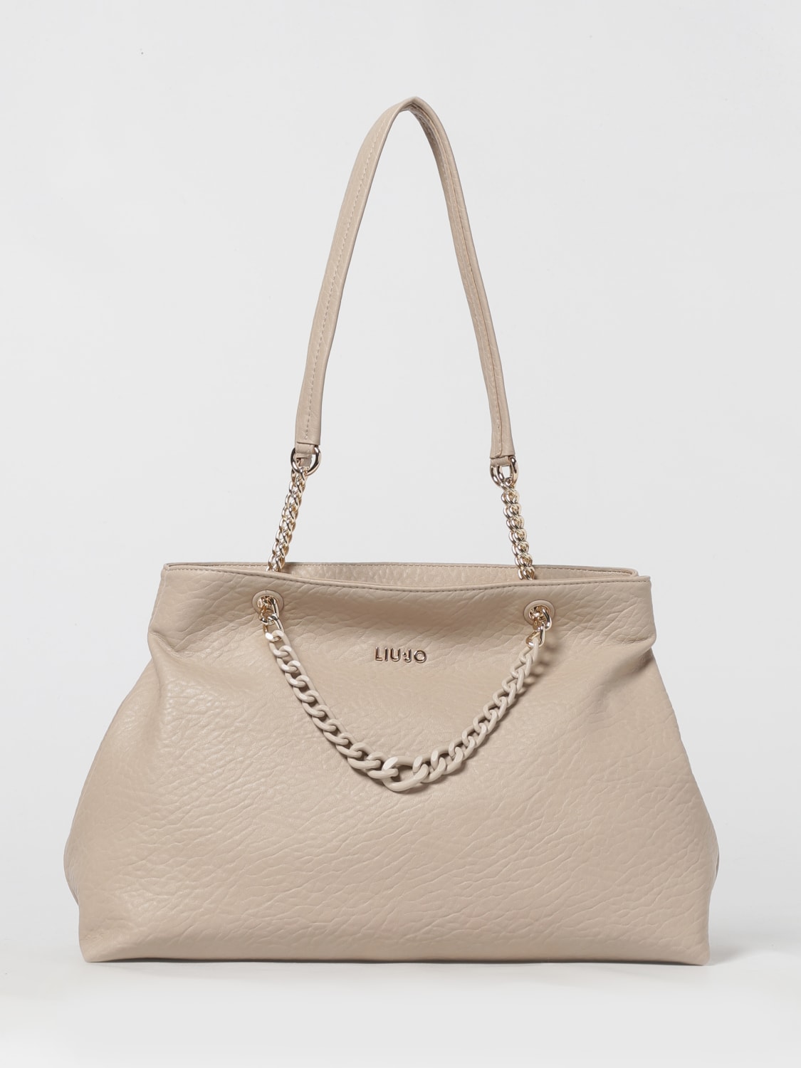 LIU JO SHOULDER BAG: Shoulder bag woman Liu Jo, Beige - Img 1
