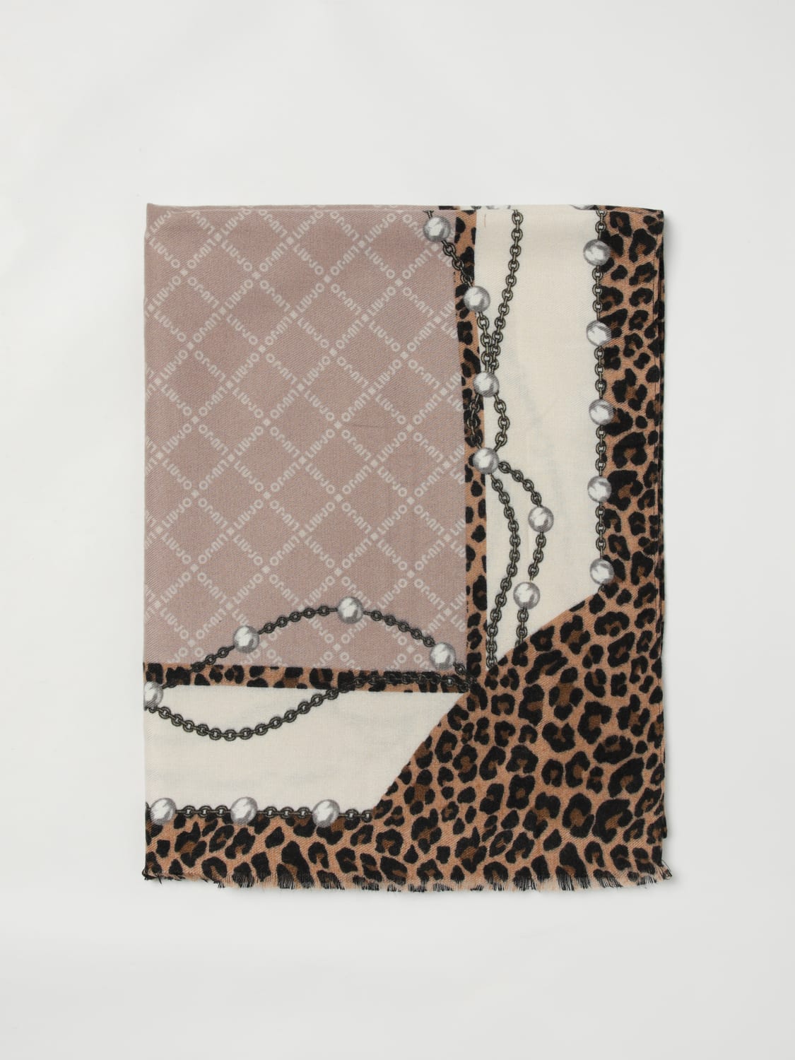 LIU JO SCARF: Scarf woman Liu Jo, Brown - Img 1