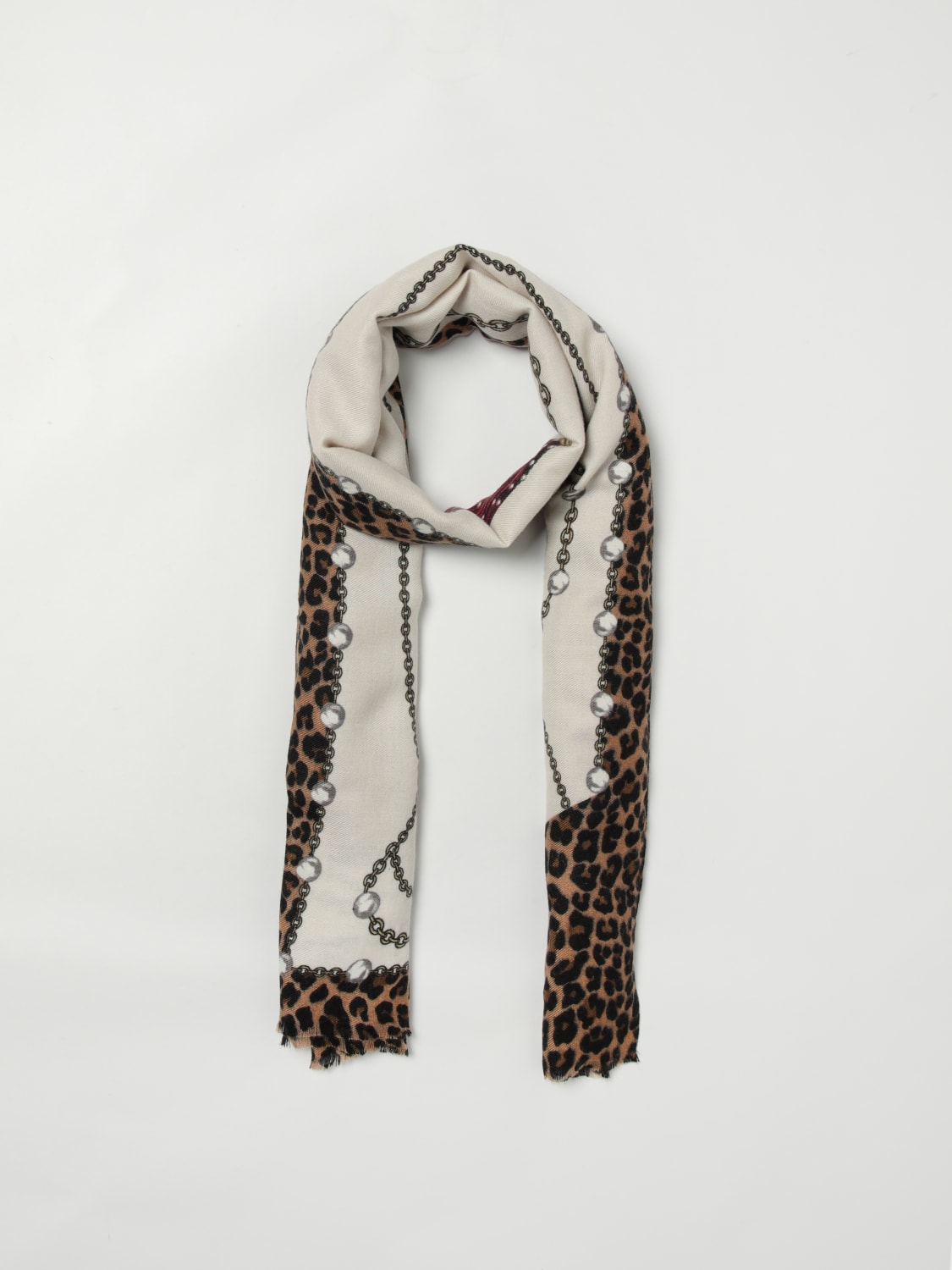 LIU JO SCARF: Scarf woman Liu Jo, Brown - Img 2