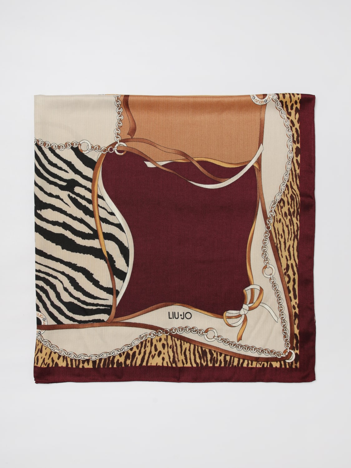 LIU JO NECK SCARF: Neck scarf woman Liu Jo, Brown - Img 1