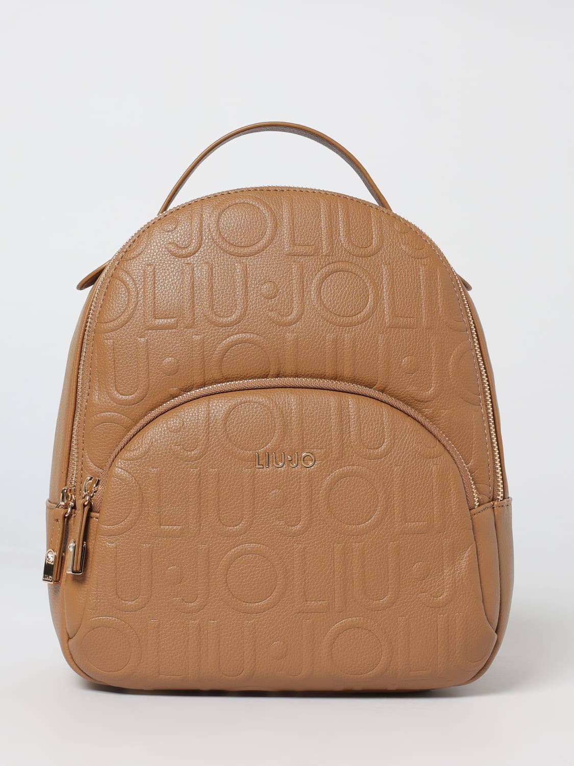 LIU JO BACKPACK: Backpack woman Liu Jo, Brown - Img 1