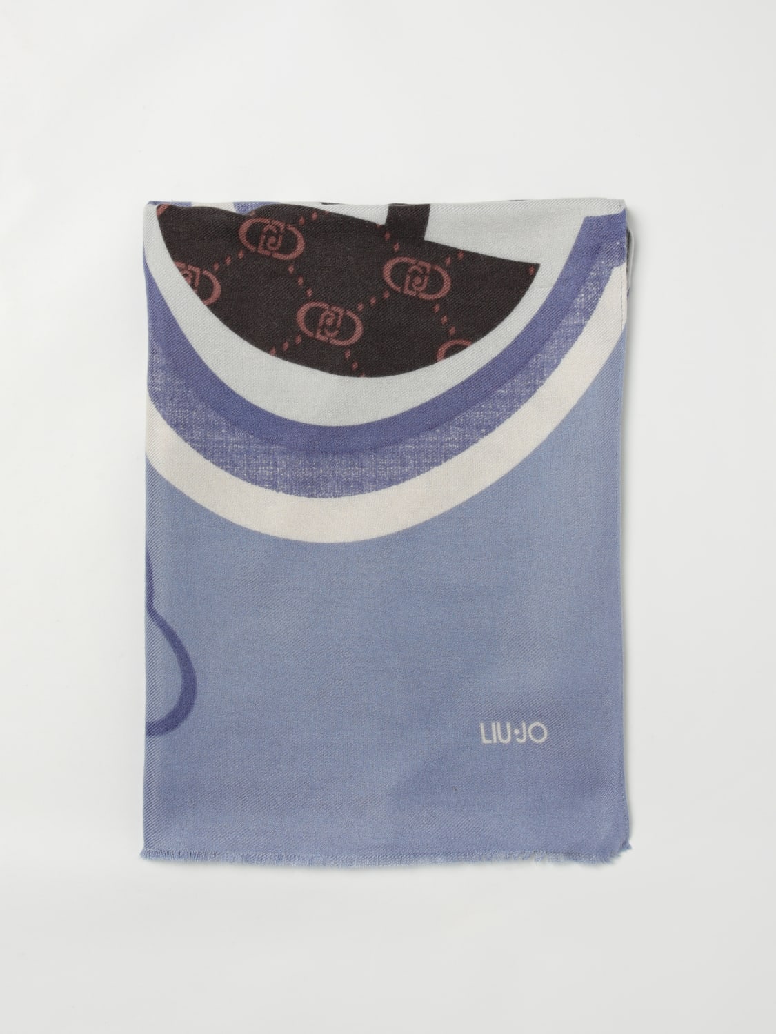 LIU JO BUFANDA: Bufanda mujer Liu Jo, Azul Oscuro - Img 1