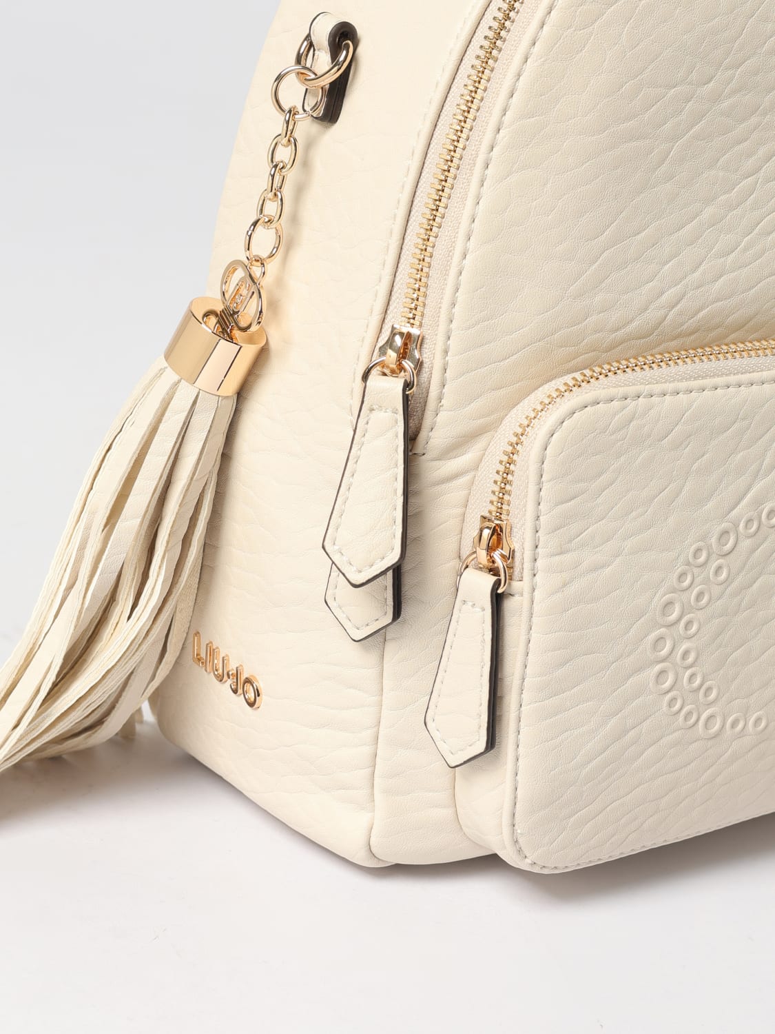 LIU JO BACKPACK: Backpack woman Liu Jo, White - Img 3