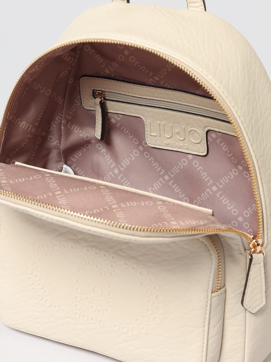 LIU JO BACKPACK: Backpack woman Liu Jo, White - Img 4