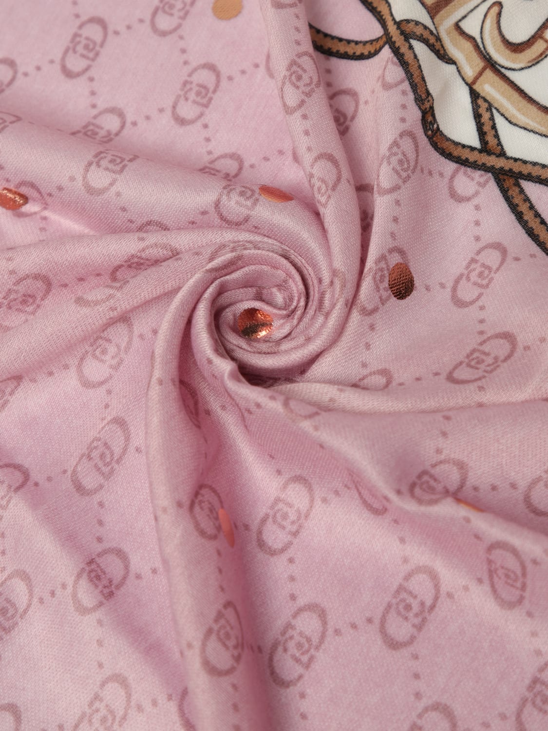 LIU JO SCIARPA: Sciarpa Liu Jo in viscosa jacquard , Viola - Img 3