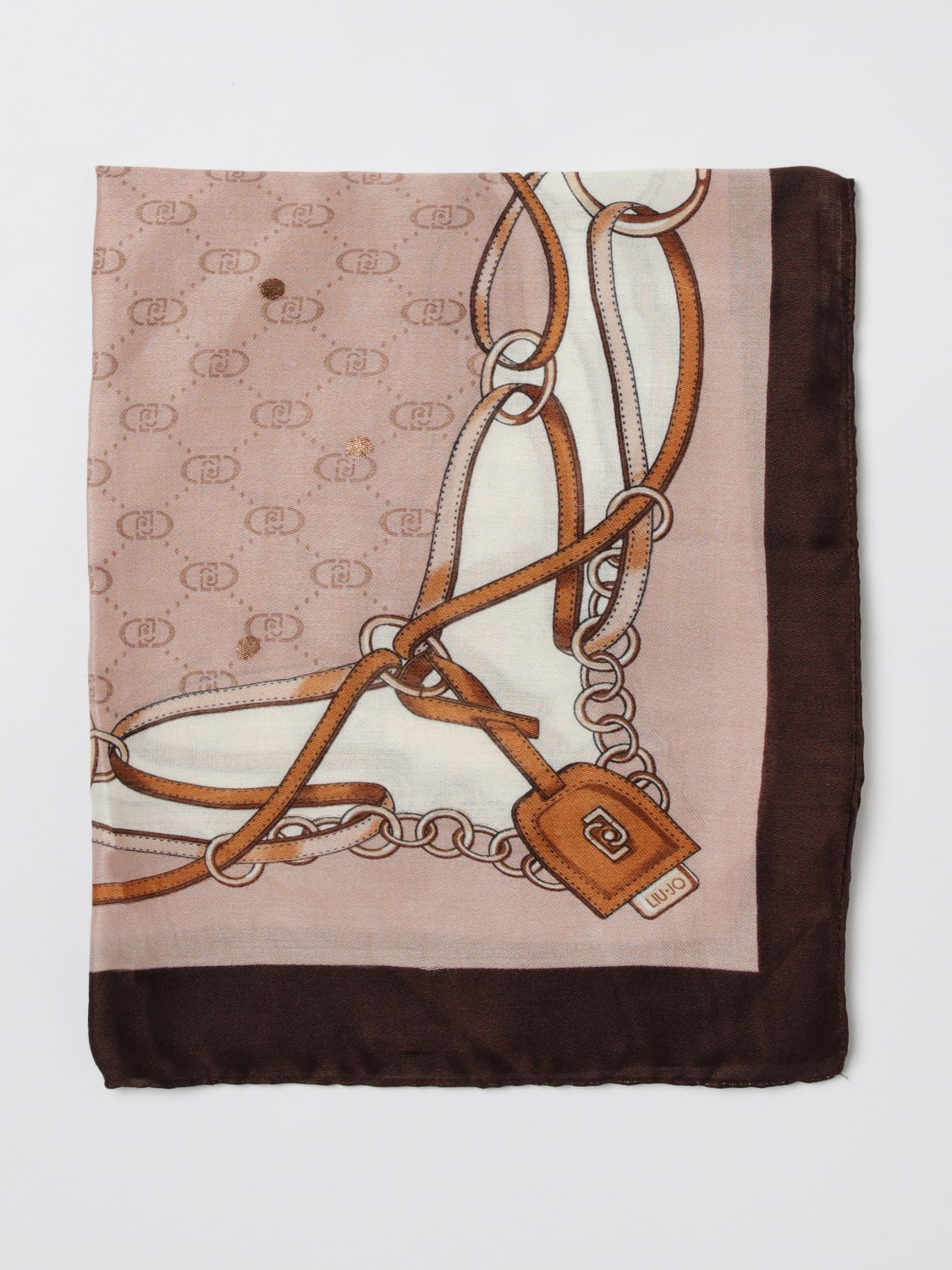 LIU JO SCARF: Scarf woman Liu Jo, Beige - Img 1