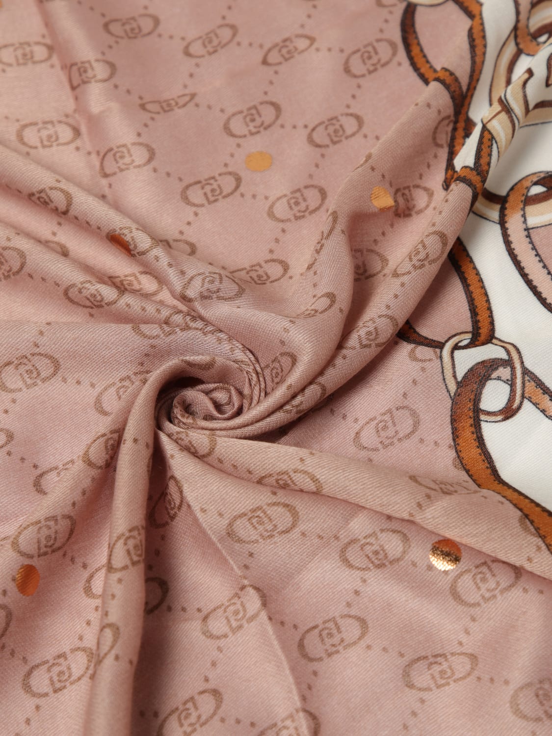 LIU JO SCARF: Scarf woman Liu Jo, Beige - Img 3