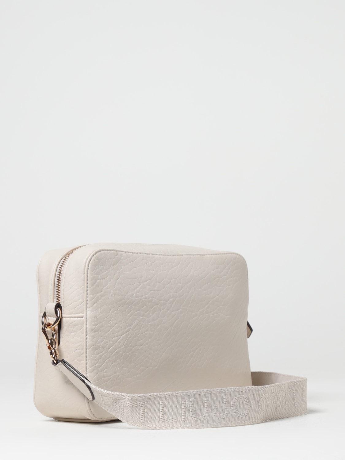 LIU JO BORSA A TRACOLLA: Borsa a tracolla Liu Jo in pelle sintetica martellata, Bianco - Img 2