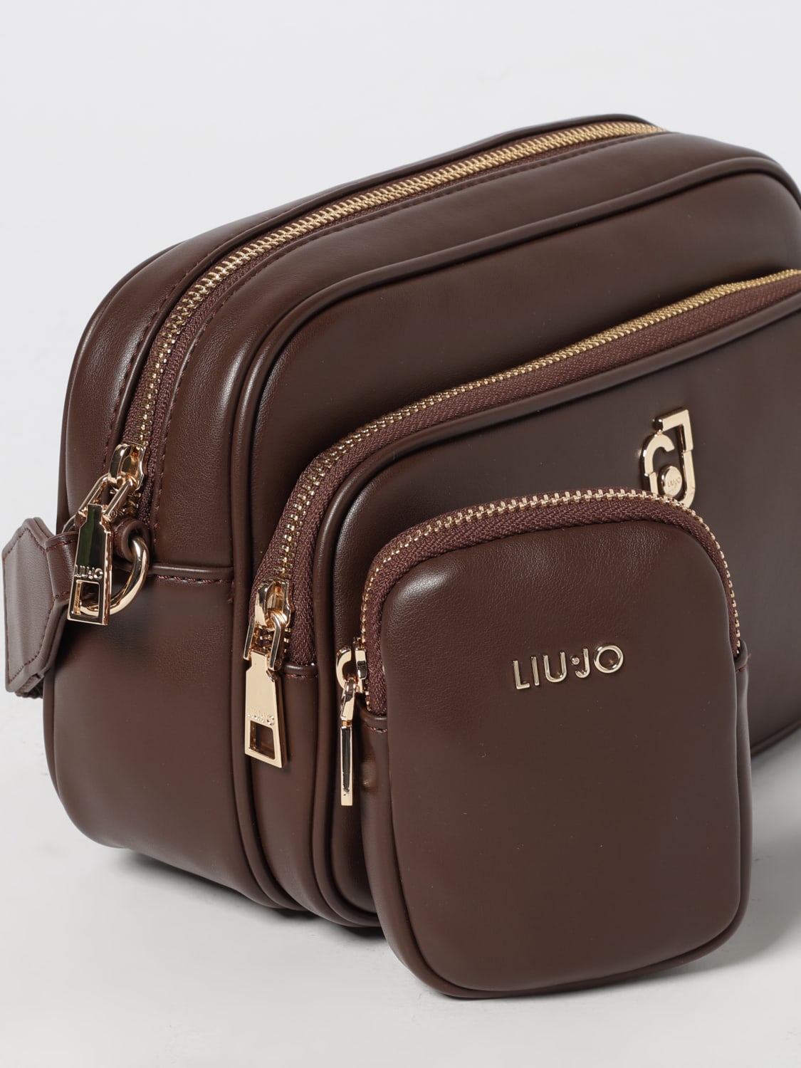 LIU JO BORSA MINI: Borsa Liu Jo in pelle sintetica , Marrone - Img 3