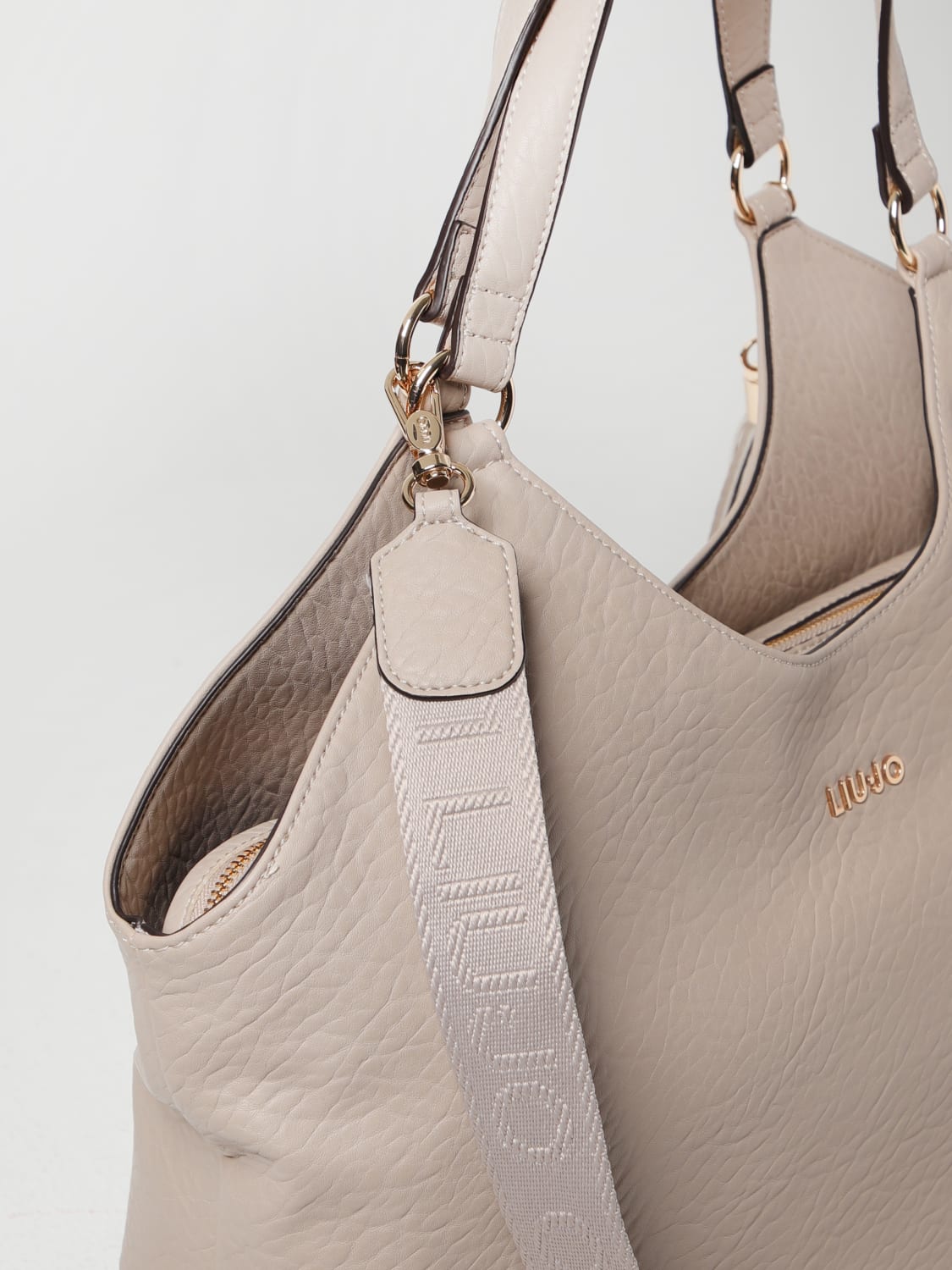 LIU JO SHOULDER BAG: Shoulder bag woman Liu Jo, Beige - Img 3
