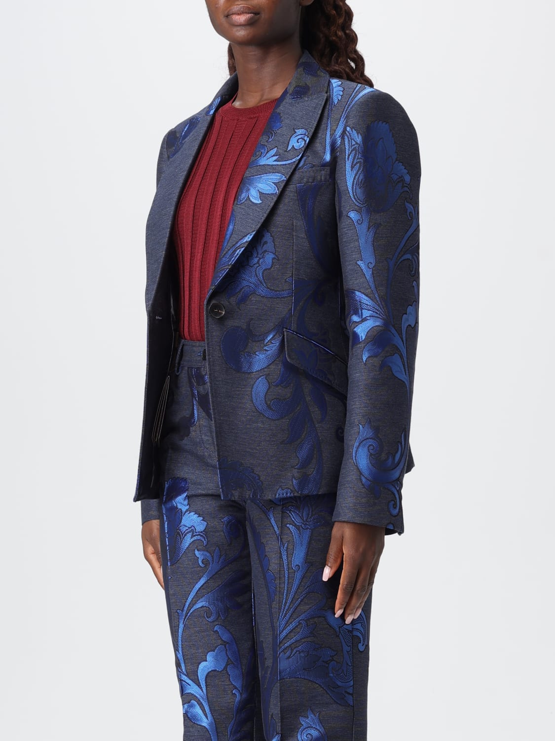 ETRO JACKET: Jacket woman Etro, Multicolor - Img 4