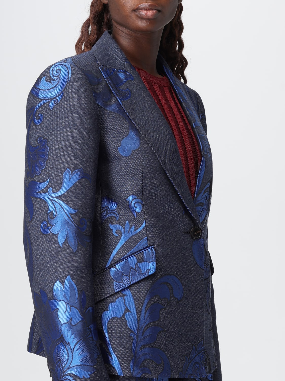 ETRO JACKET: Jacket woman Etro, Multicolor - Img 5