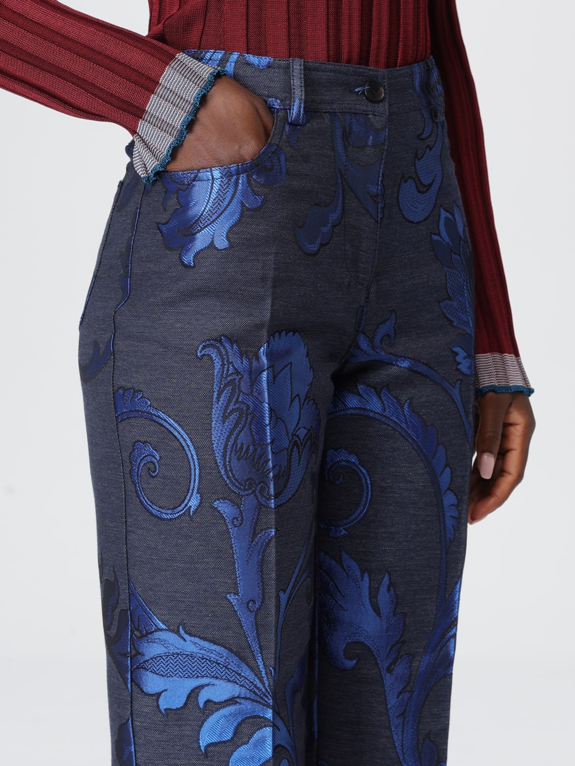 ETRO JEANS: Jeans woman Etro, Multicolor - Img 5