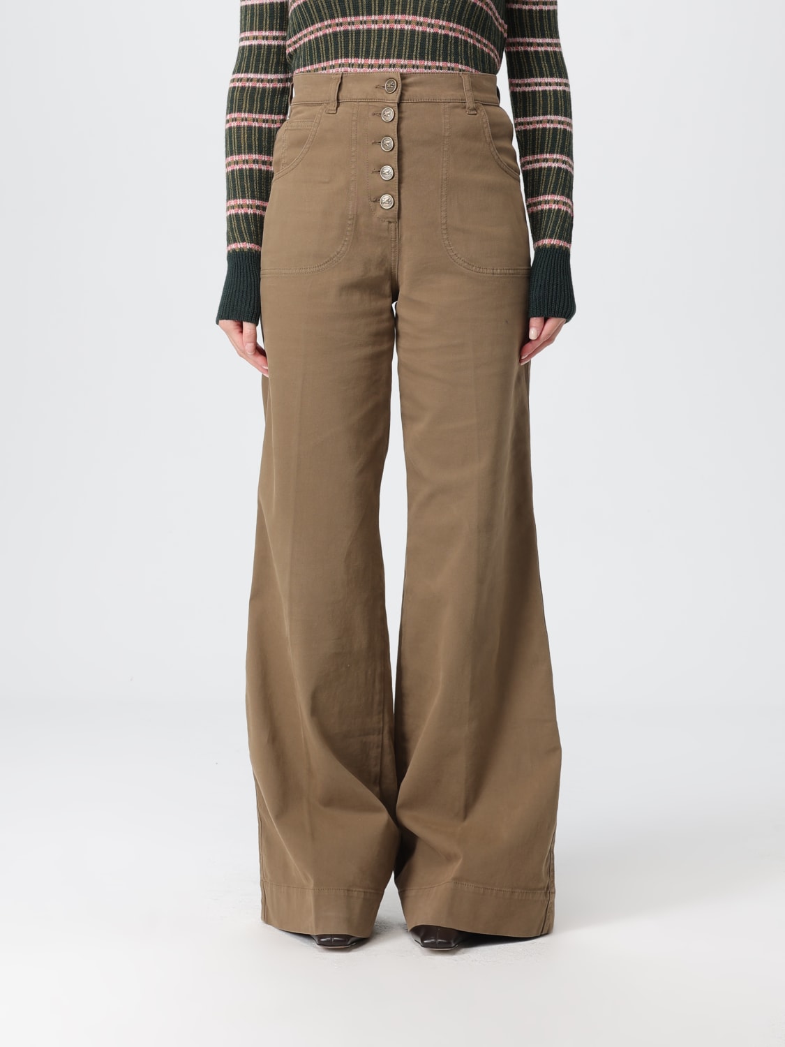 ETRO JEANS: Jeans woman Etro, Sage - Img 1