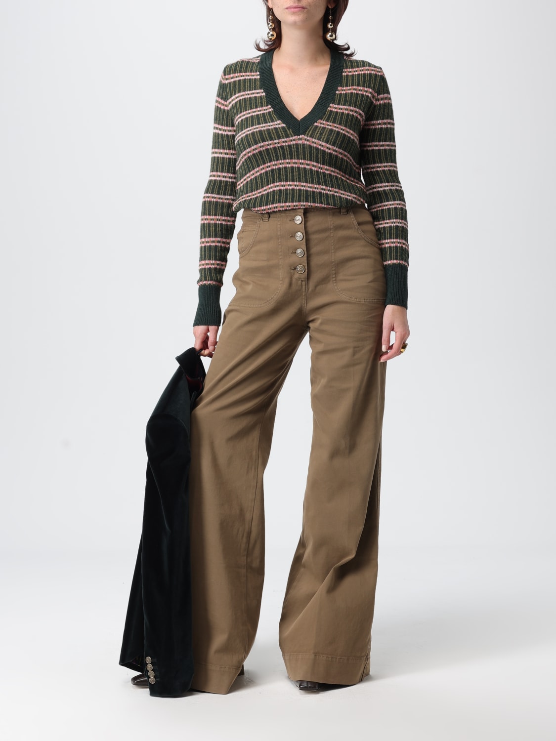 ETRO JEANS: Jeans woman Etro, Sage - Img 2