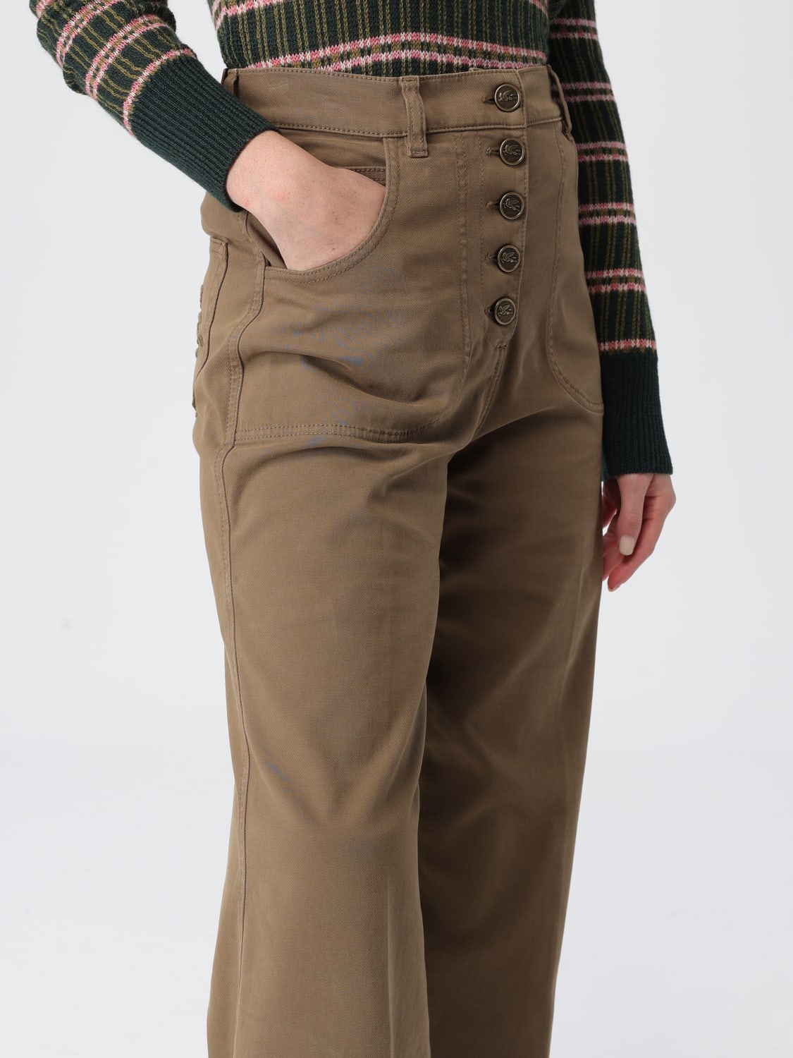 ETRO JEANS: Jeans woman Etro, Sage - Img 5