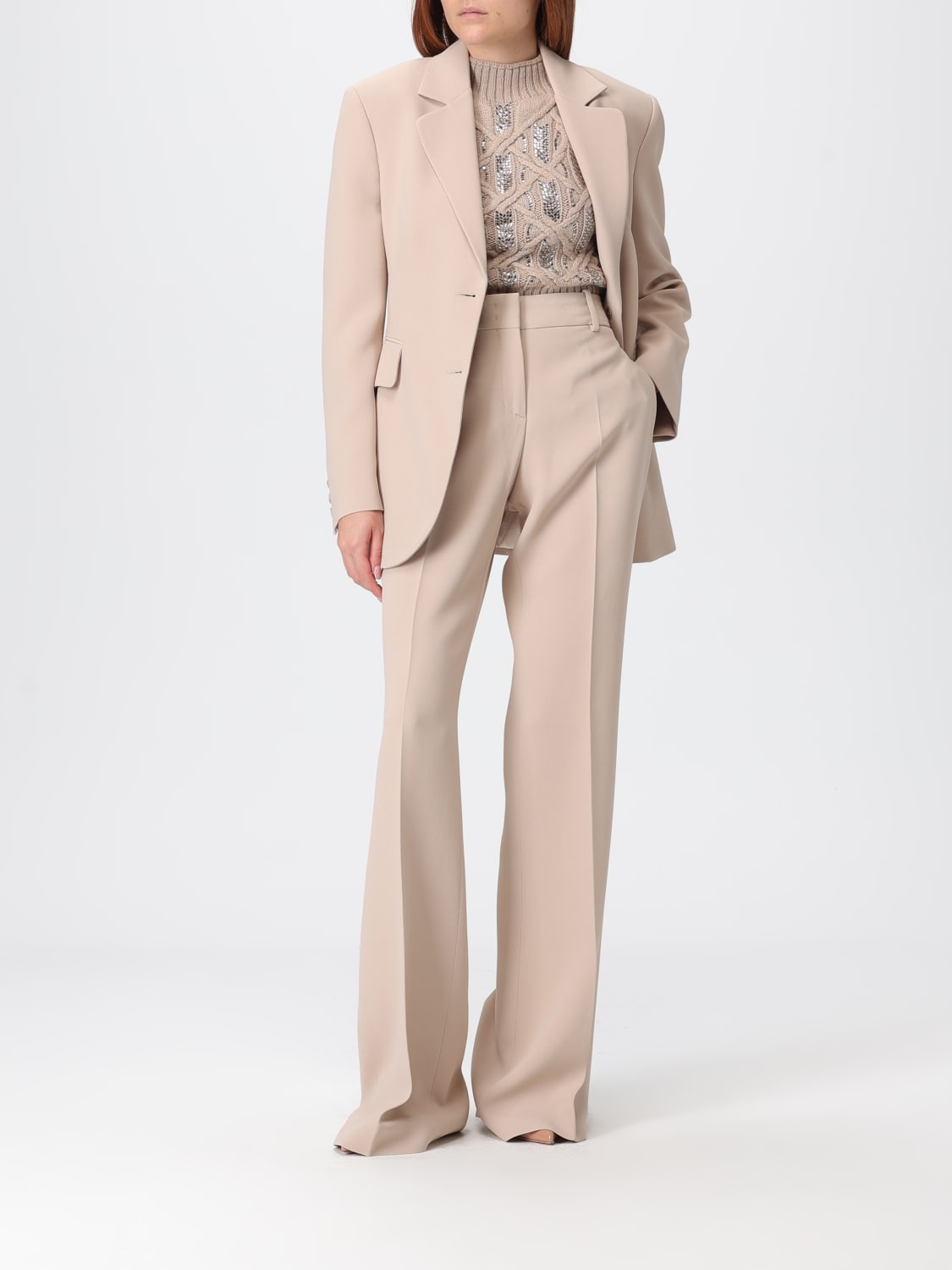 ERMANNO SCERVINO PANTALON: Pantalon femme Ermanno Scervino, Sable - Img 2