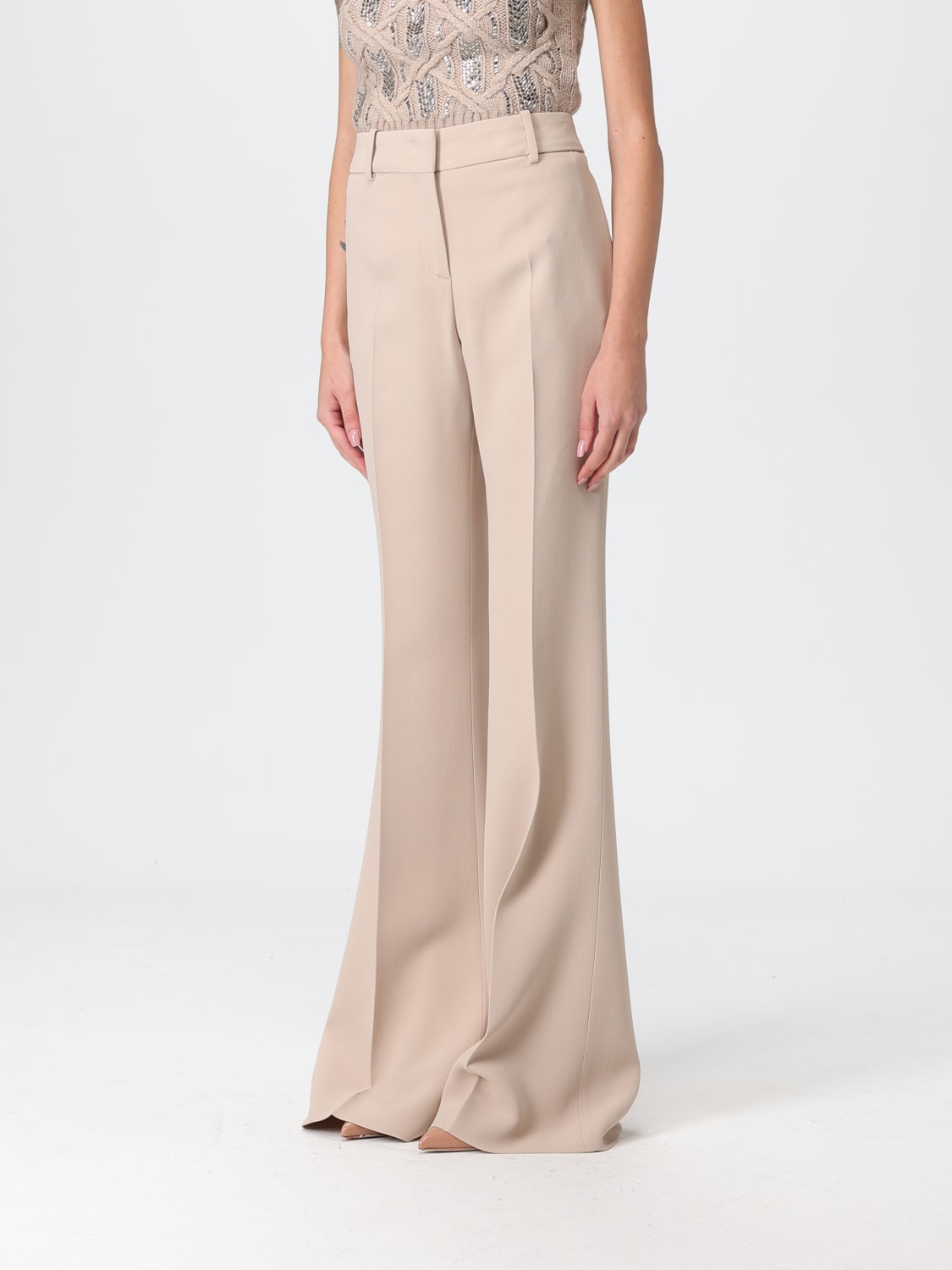 ERMANNO SCERVINO PANTALON: Pantalon femme Ermanno Scervino, Sable - Img 4