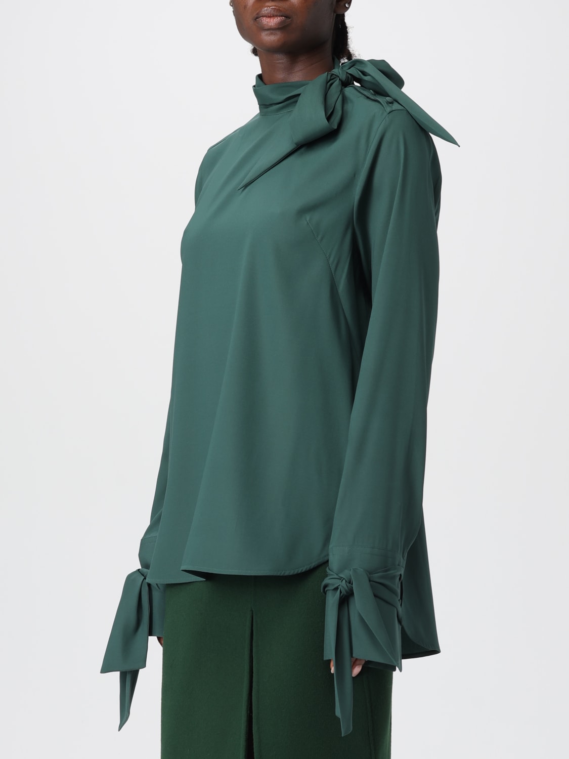 ERMANNO SCERVINO TOP: Shirt woman Ermanno Scervino, Green - Img 4