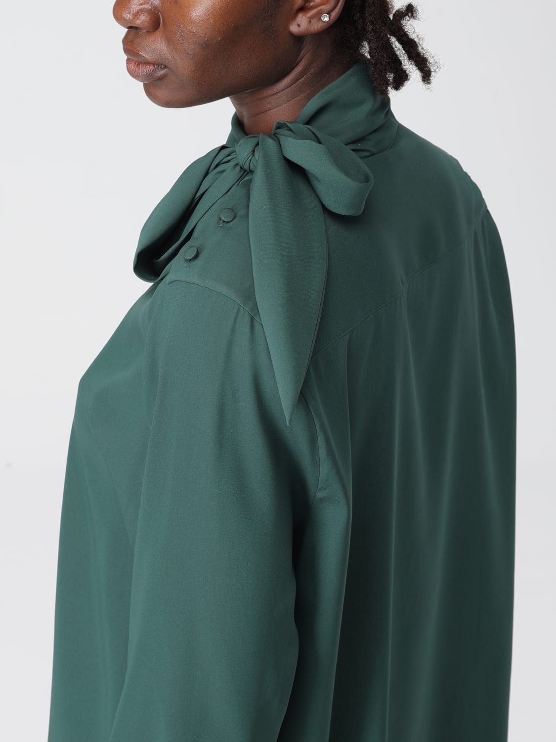 ERMANNO SCERVINO TOP: Shirt woman Ermanno Scervino, Green - Img 5