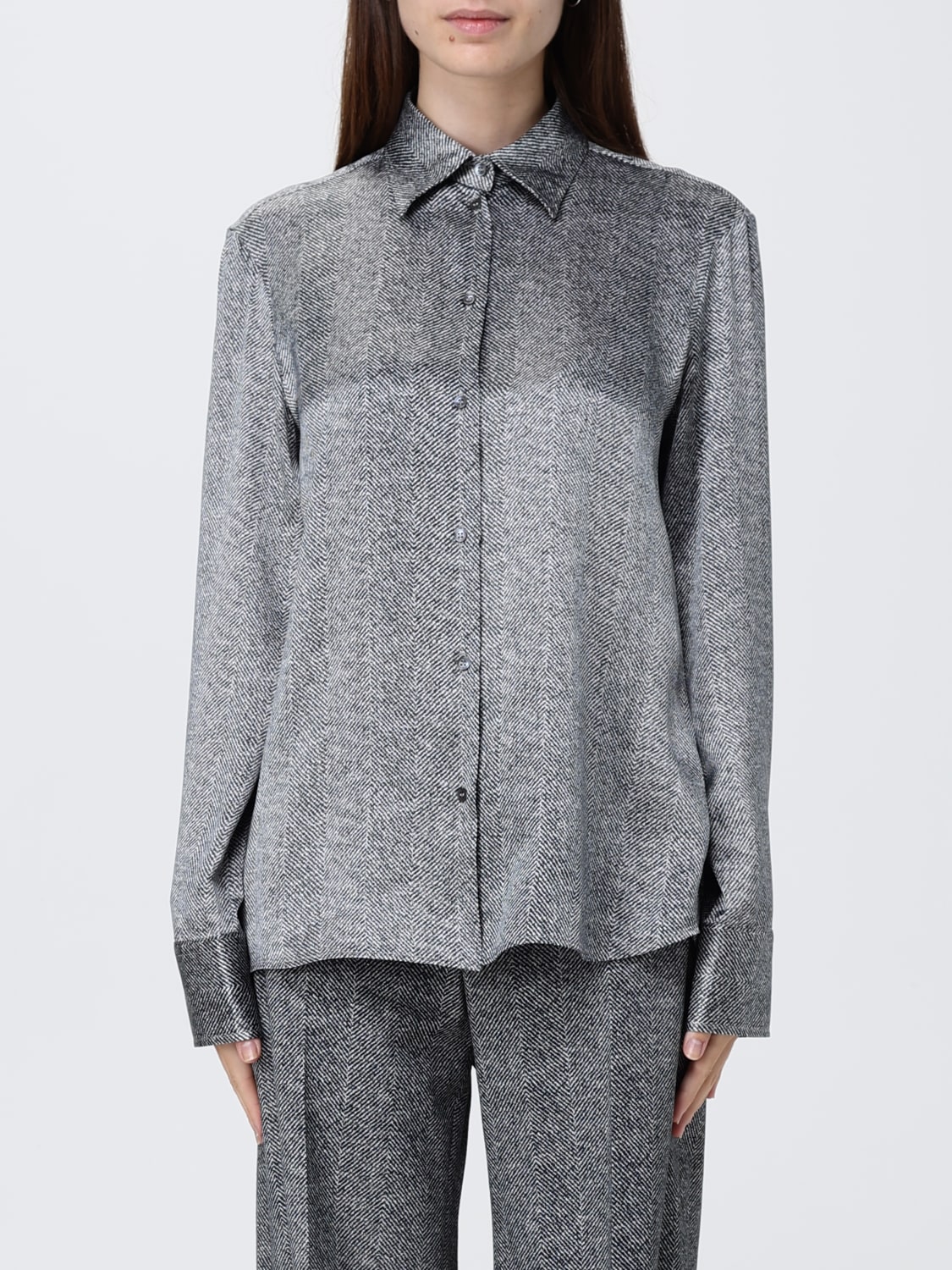 ERMANNO SCERVINO SHIRT: Shirt woman Ermanno Scervino, Grey - Img 1