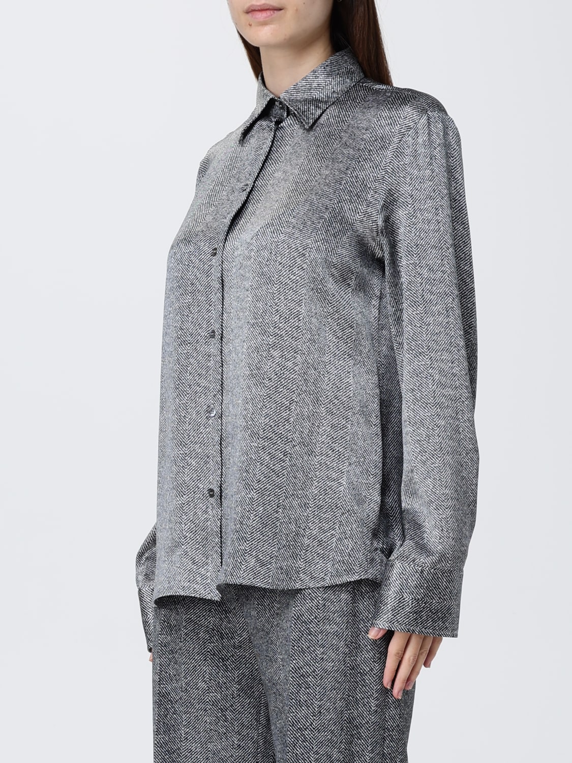 ERMANNO SCERVINO SHIRT: Shirt woman Ermanno Scervino, Grey - Img 4