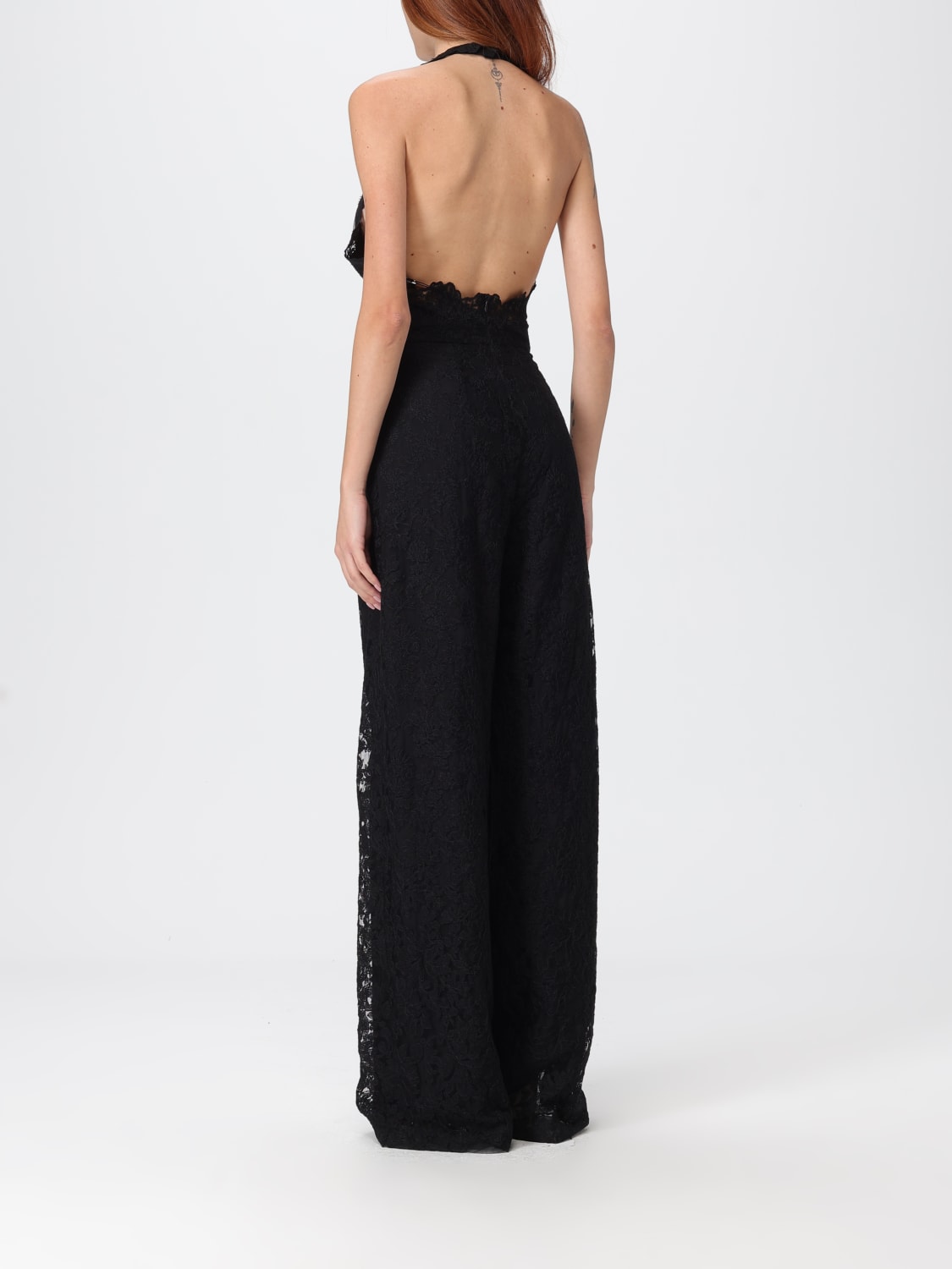 ERMANNO SCERVINO JUMPSUIT: Trousers woman Ermanno Scervino, Black - Img 2