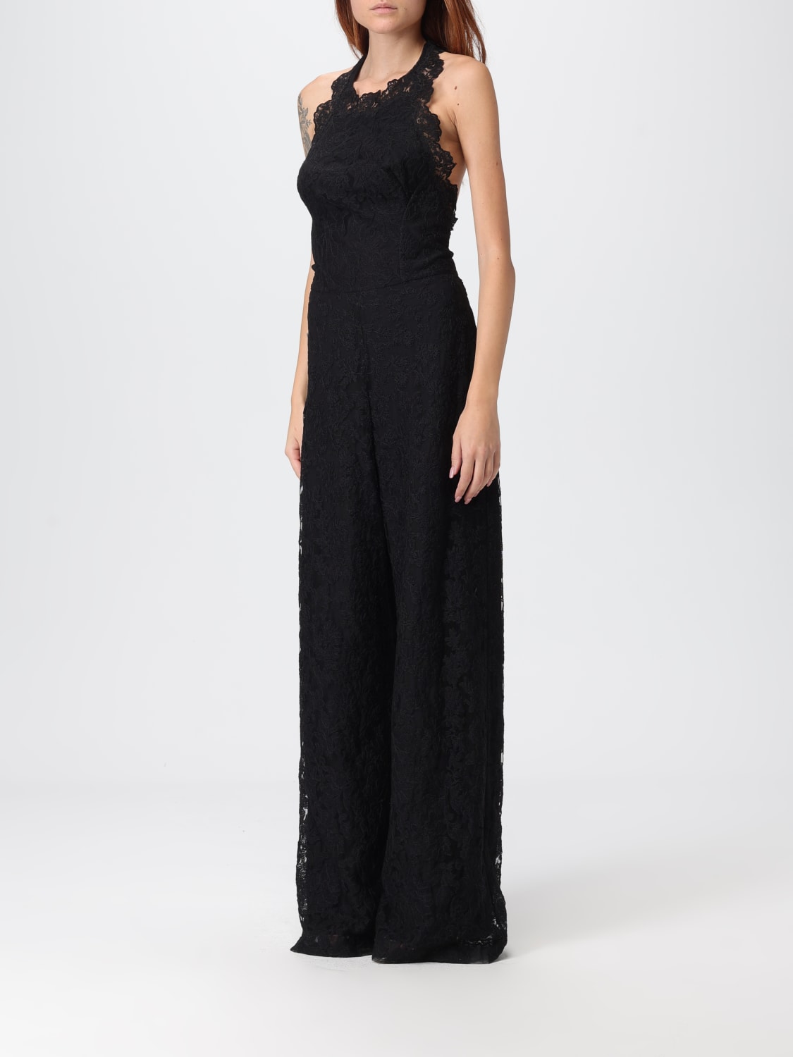 ERMANNO SCERVINO JUMPSUIT: Trousers woman Ermanno Scervino, Black - Img 3