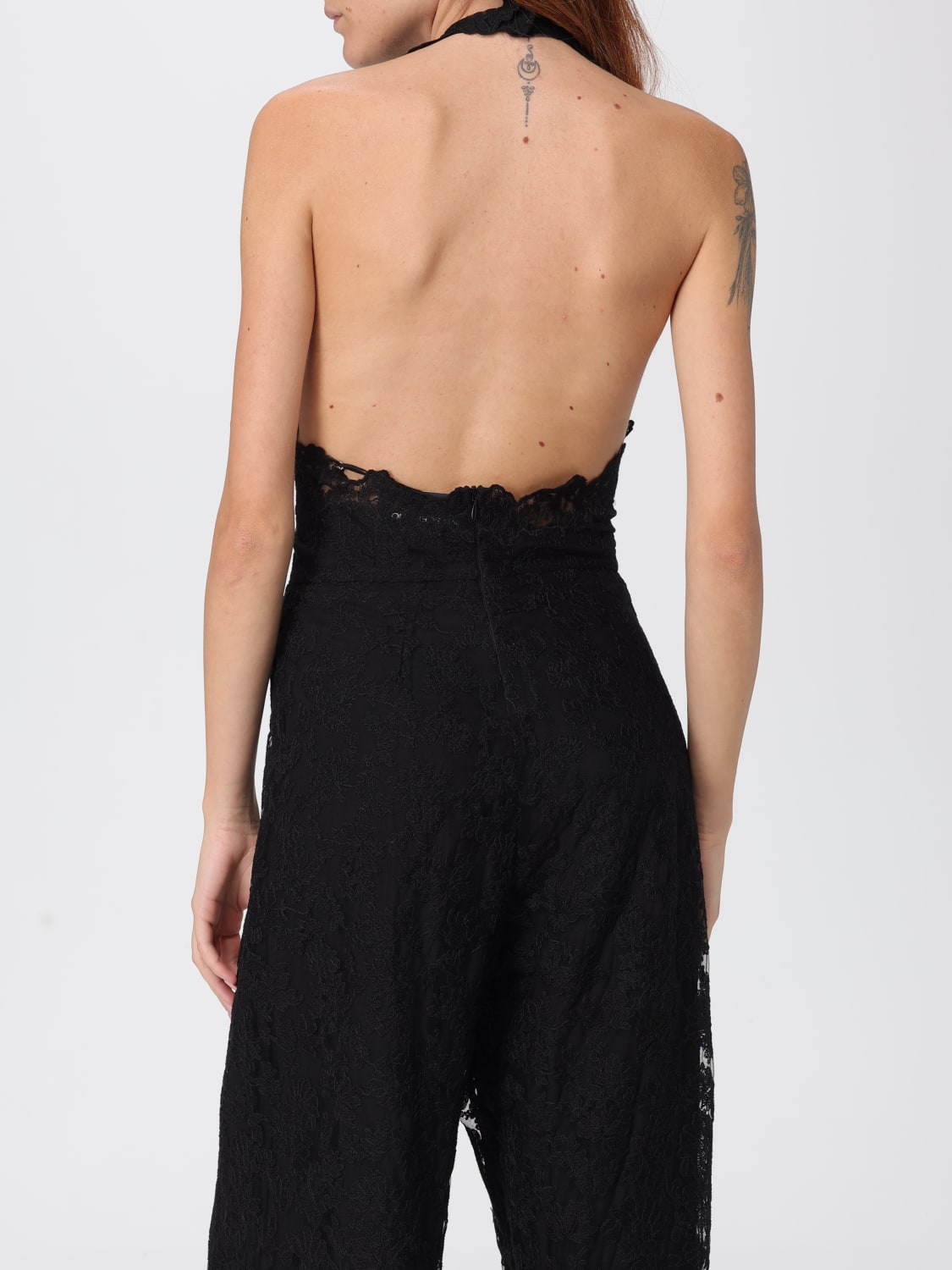 ERMANNO SCERVINO JUMPSUIT: Trousers woman Ermanno Scervino, Black - Img 4