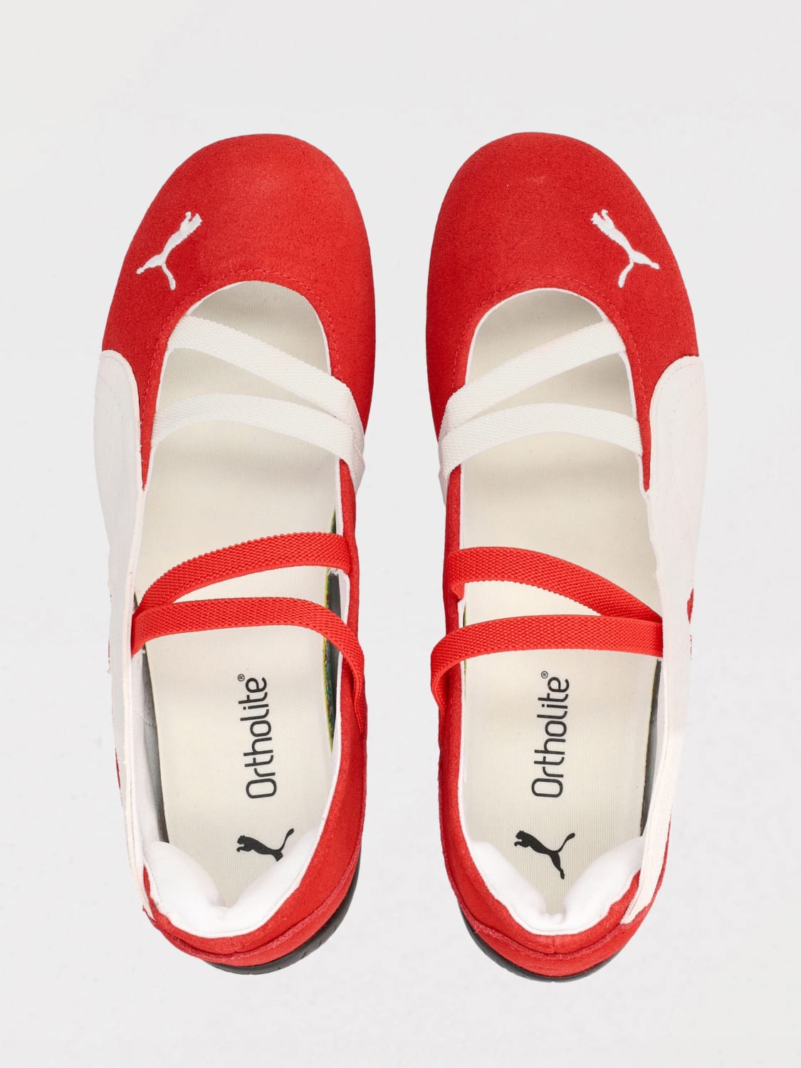 PUMA BALLERINAS: Flache schuhe damen Puma, Rot - Img 4