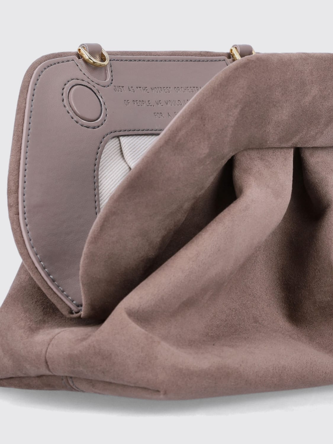 THEMOIRÈ CLUTCH: Bolso de mano mujer ThemoirÈ, Tórtola - Img 5