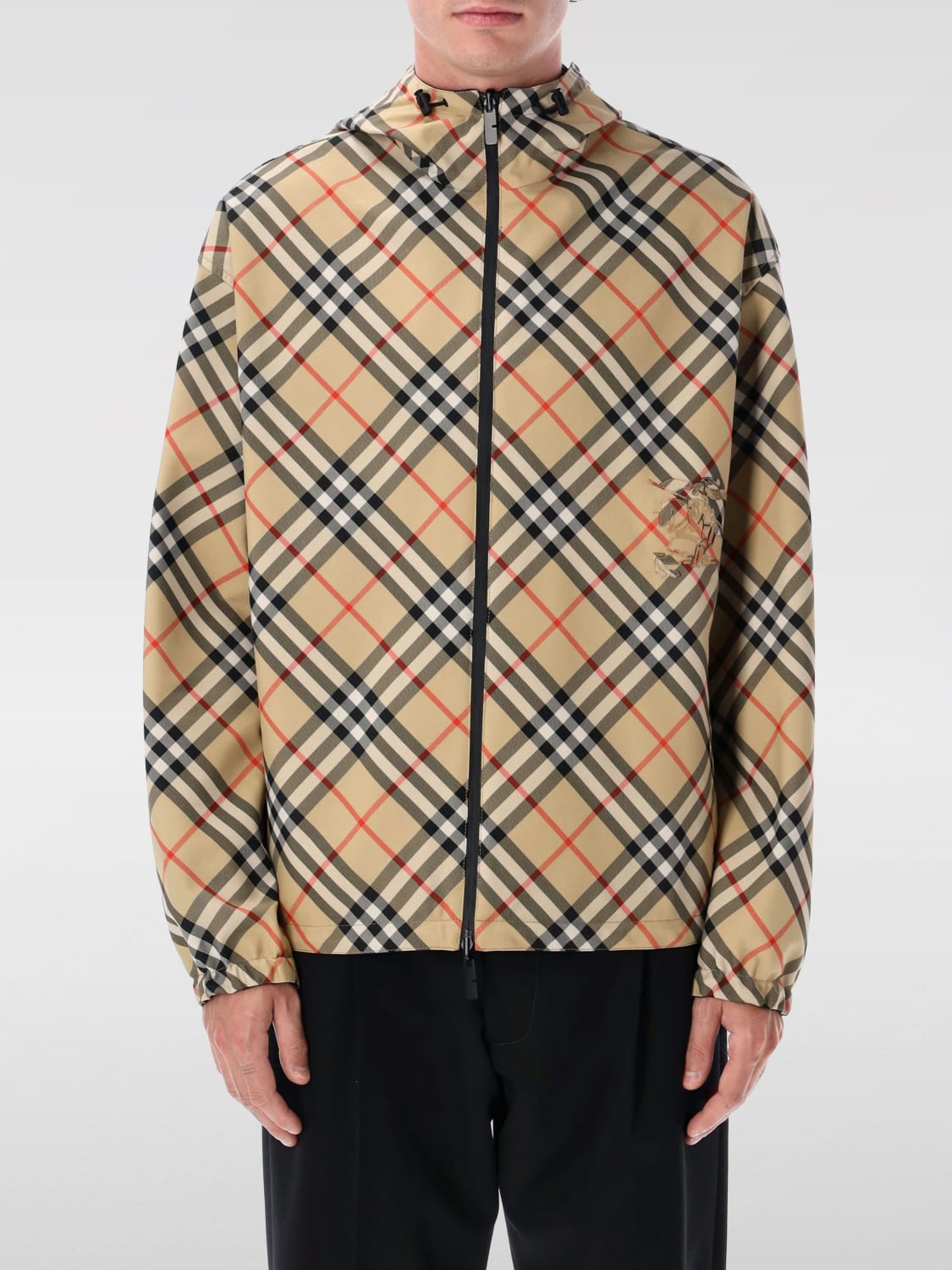 BURBERRY JACKET: Jacket men Burberry, Sand - Img 1