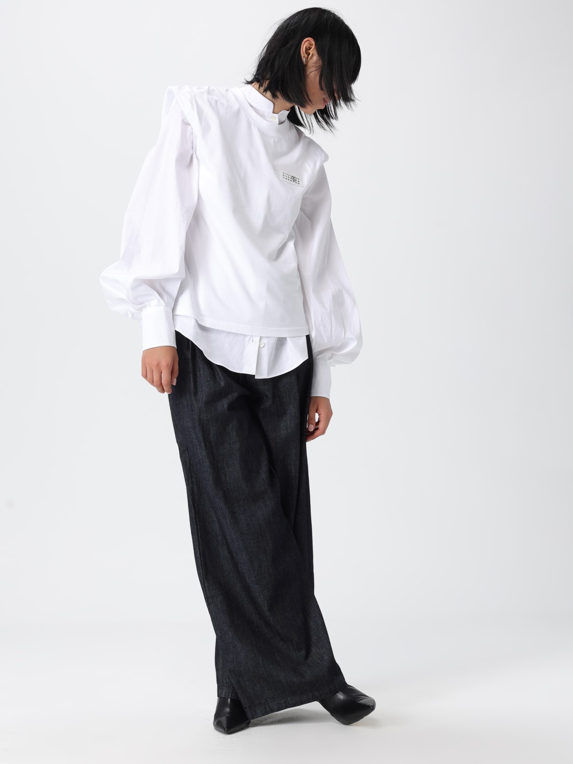 MM6 MAISON MARGIELA T-SHIRT: T-shirt woman Mm6 Maison Margiela, White - Img 2