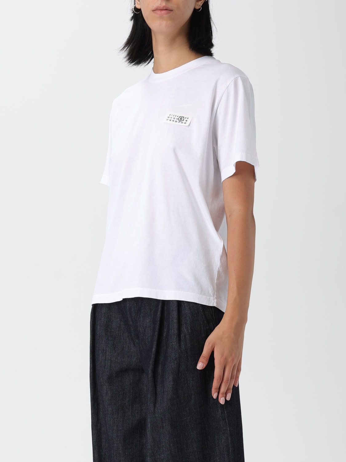 MM6 MAISON MARGIELA T-SHIRT: T-shirt woman Mm6 Maison Margiela, White - Img 4