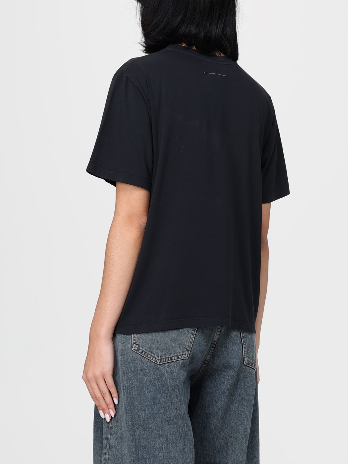 MM6 MAISON MARGIELA T-SHIRT: T-shirt woman Mm6 Maison Margiela, Black - Img 3