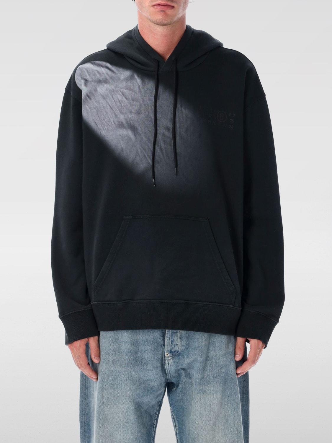 MM6 MAISON MARGIELA SWEATSHIRT: Sweatshirt herren Mm6 Maison Margiela, Schwarz - Img 1