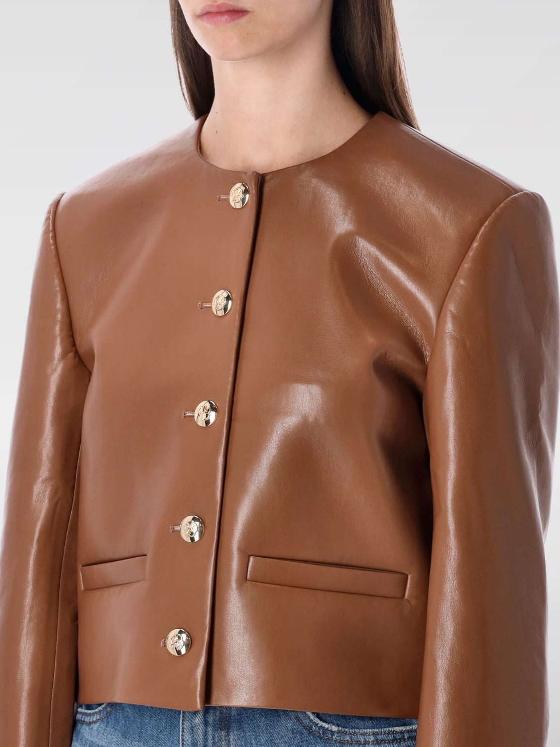 ANINE BING JACKET: Coat woman Anine Bing, Brown - Img 3