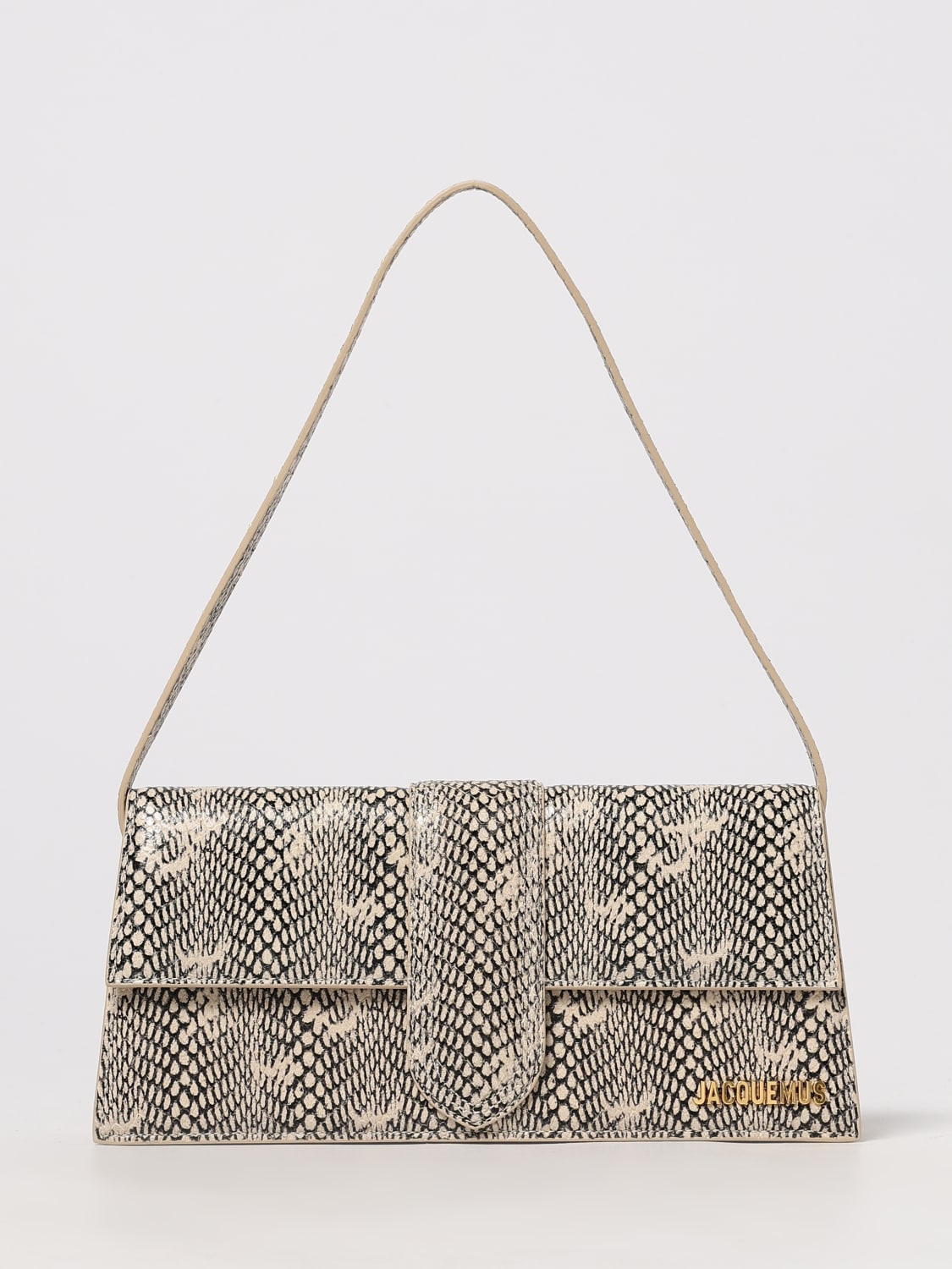 JACQUEMUS SHOULDER BAG: Shoulder bag woman Jacquemus, Beige - Img 1