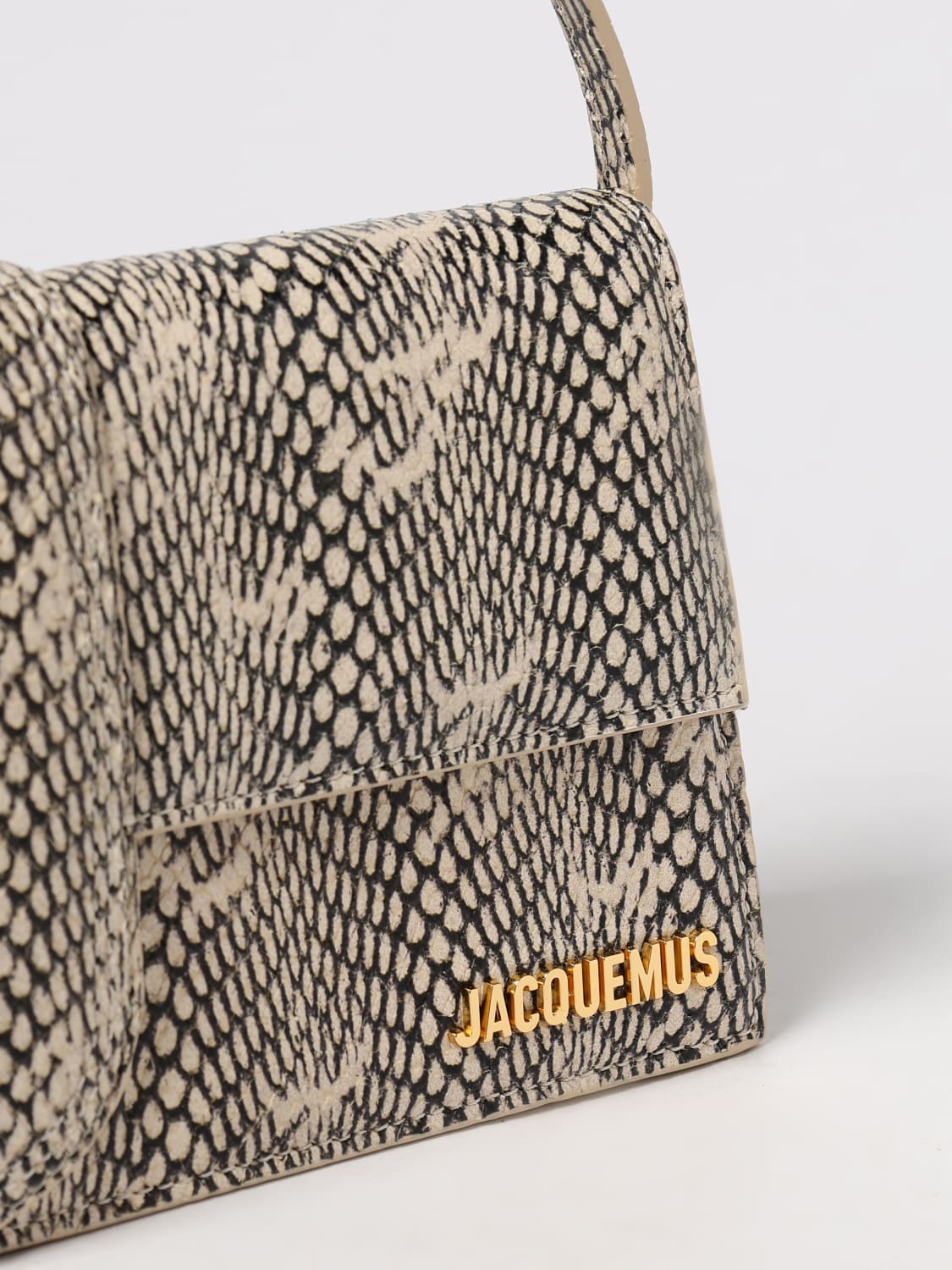 JACQUEMUS SHOULDER BAG: Shoulder bag woman Jacquemus, Beige - Img 4