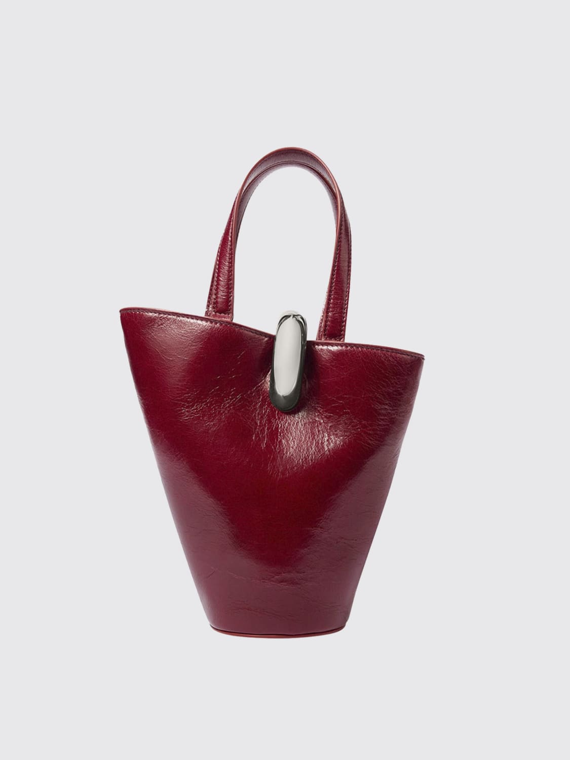 JACQUEMUS HANDBAG: Shoulder bag woman Jacquemus, Burgundy - Img 2