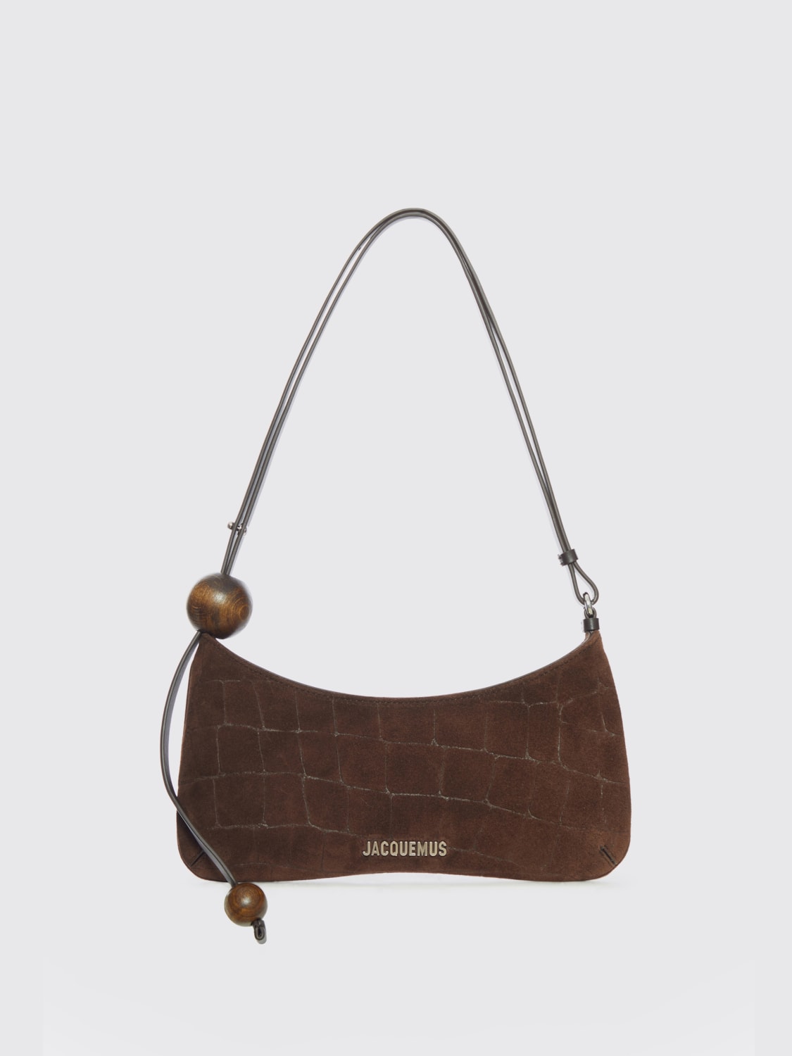 JACQUEMUS SAC PORTÉ ÉPAULE: Sac porté épaule femme Jacquemus, Marron - Img 1