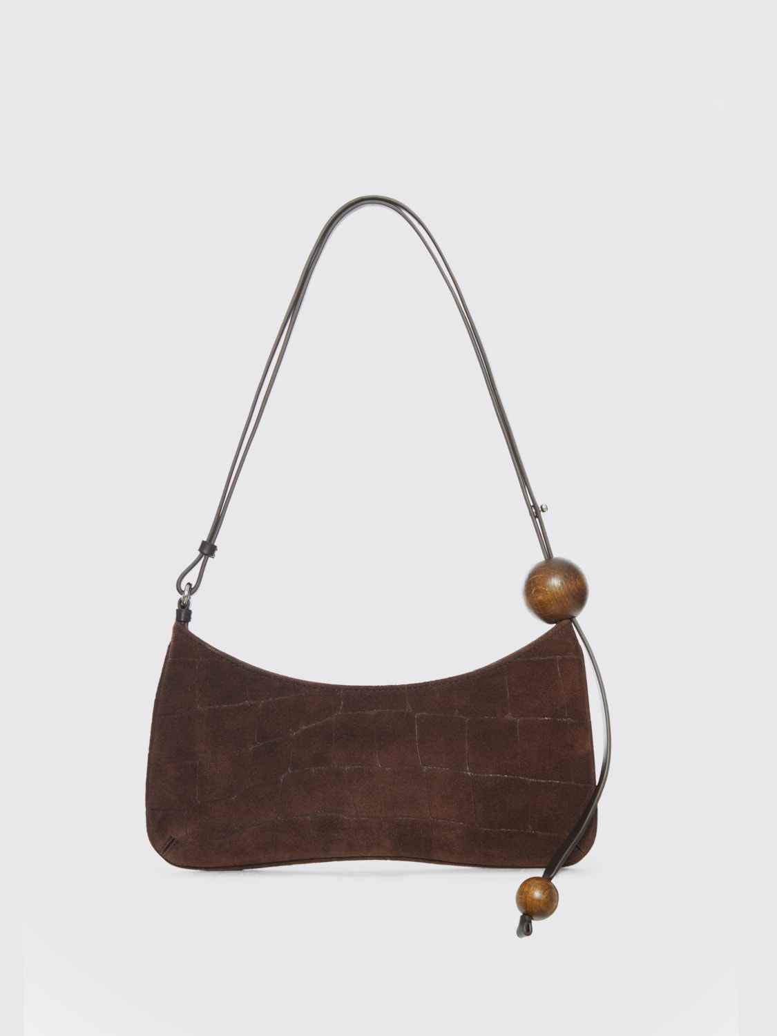 JACQUEMUS SAC PORTÉ ÉPAULE: Sac porté épaule femme Jacquemus, Marron - Img 2